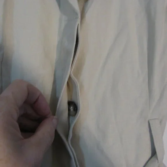 Alex Marie Sand Tan Romper Sz 4 NWT $129 Button Up One Piece Shorts Linen Blend - Picture 4 of 7